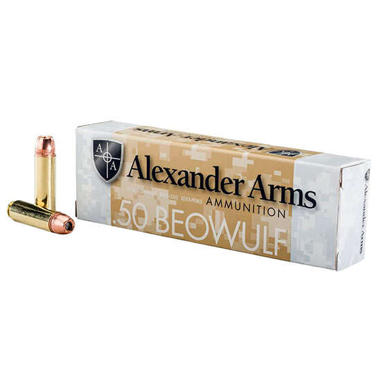 Ammunition Alexander Arms ZPAP M70 ALEX AMMO 50BEO 350GR HORNADY XTP 20/10 • Model: ZPAP M70